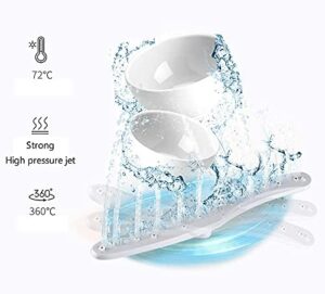 Lavastoviglie compatta da tavolo, mini lavastoviglie con pannello touch e design salvaspazio, perfetta per appartamenti piccoli.