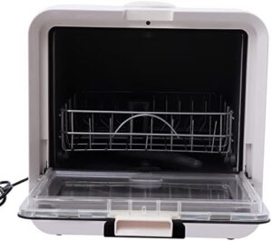 Lavastoviglie da tavolo portatile, ideale per appartamenti e campeggio, con 4 programmi di pulizia e 7,8 litri di capacità