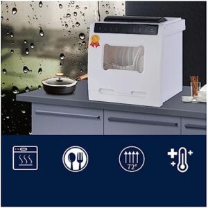 Lavastoviglie Piccola Da Tavolo Domestica, design compatto, disinfezione automatica e asciugatura rapida, perfetta per piccole famiglie.