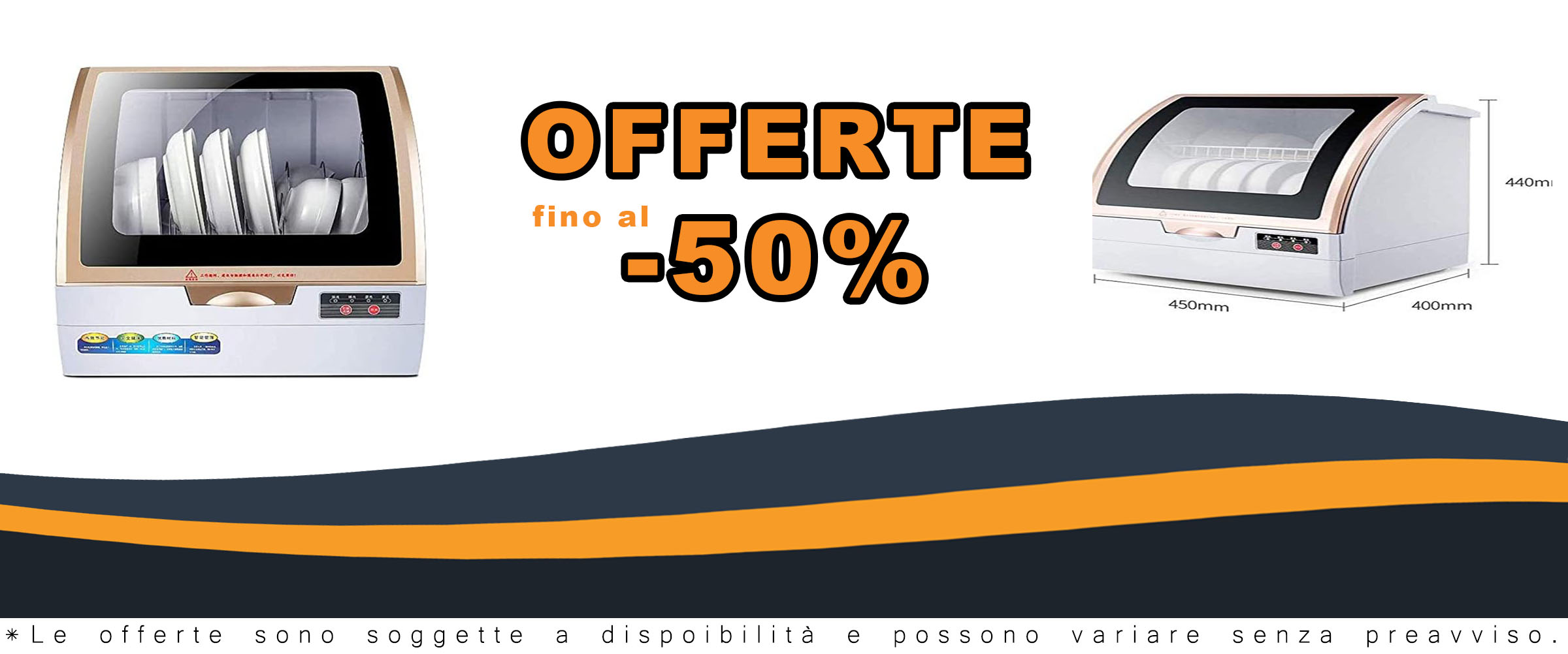 Mini lavastoviglie portatile, ideale per cucine con spazi ridotti e perfetta per lavare fino a 4 coperti per ciclo