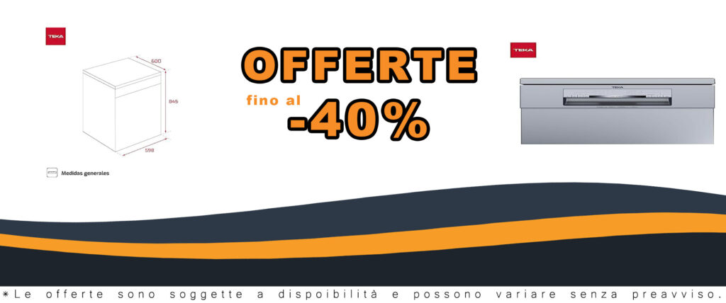 Lavastoviglie Teka DFS 76 810 SS in acciaio inox, senza installazione, con pannello elettronico LED e 8 programmi di lavaggio