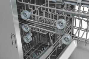Lavastoviglie Exquisit GSP9112-030E Argento, modello autoportante e sottopensile con 12 coperti e classe energetica A++