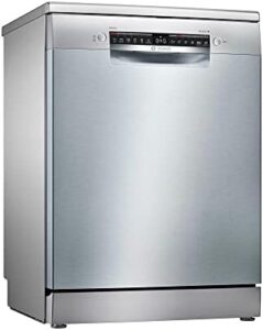 Lavastoviglie Bosch Elettrodomestici SMS4HVI33E Serie 4, 60 cm, color inox, vista frontale