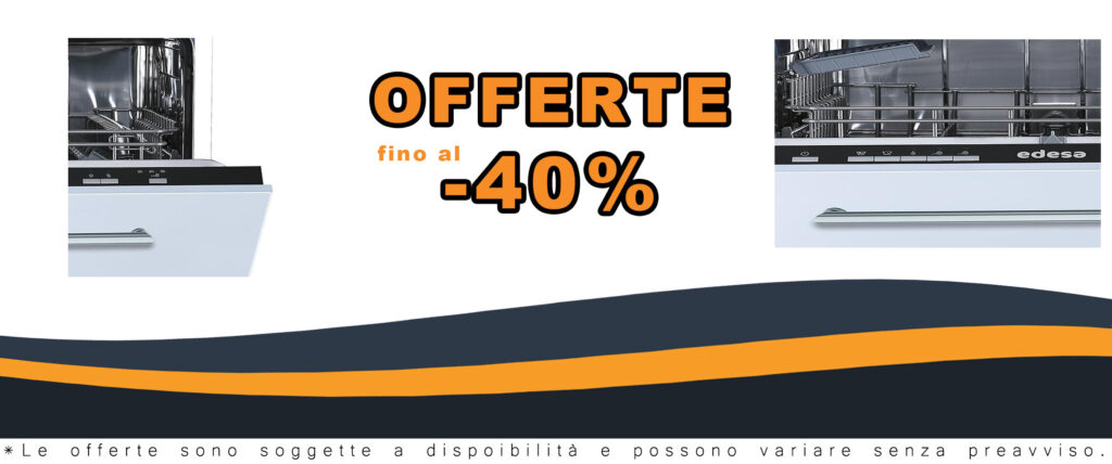 Lavastoviglie Edesa EDB-6130-I con finitura in acciaio inox e 5 programmi di lavaggio