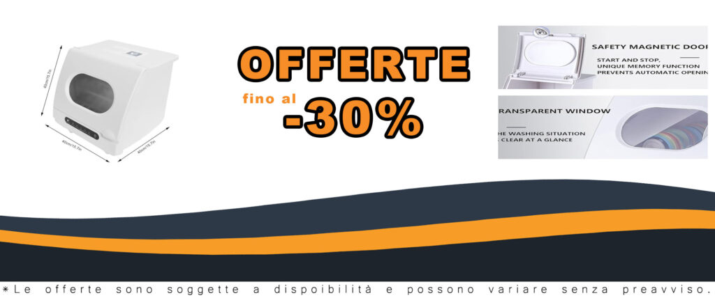 Linmeas-753 Lavastoviglie Mini Portatile, compatta e perfetta per appartamenti e camper