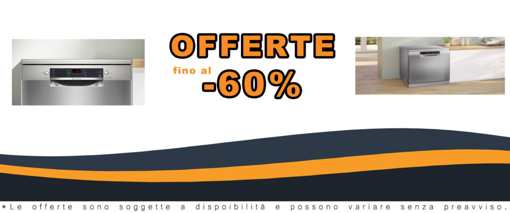 Lavastoviglie Bosch SMS26AI01F, modello Serie 2, inox, 60 cm, posa libera, con sconto esclusivo