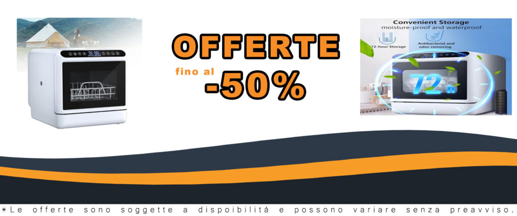 Lavastoviglie da tavolo MhWrghts, compatta e versatile, ideale per piccoli appartamenti e monolocali.