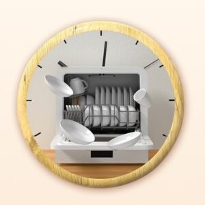 Lavastoviglie intelligente On-Stop da appoggio, compatta, senza installazione, ideale per piccole case e appartamenti.
