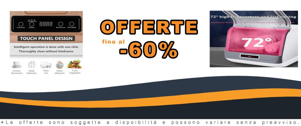 Guoyjmm Mini Lavastoviglie compatta e portatile, ideale per piccoli appartamenti e dormitori.