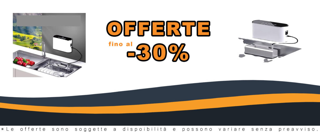Lavastoviglie Lavatrice Multifunzione Desktop ad Ultrasuoni, ideale per la purificazione degli alimenti senza installazione