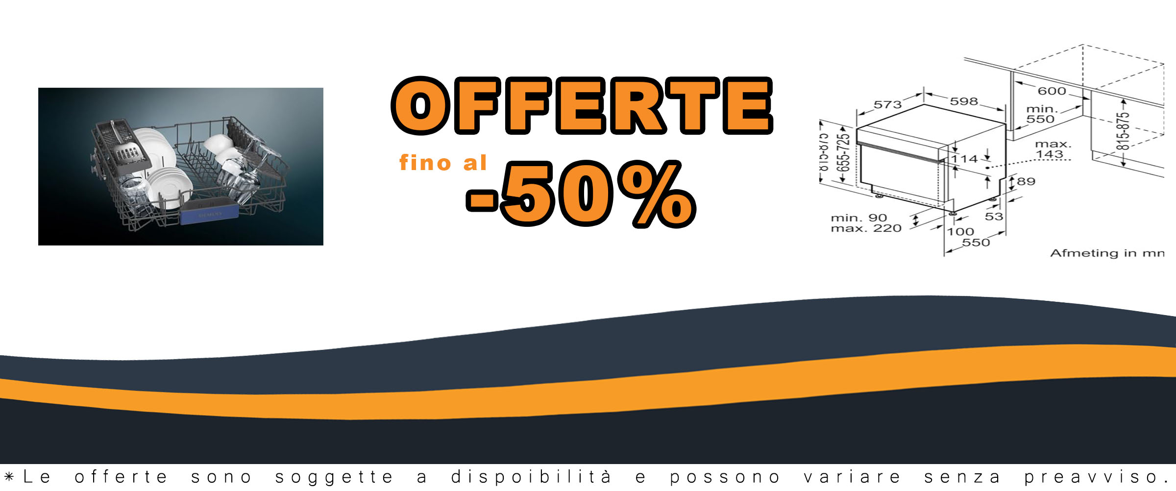 Lavastoviglie Siemens iQ300 SN53HS10TE parzialmente integrata, 60 cm, in acciaio inox, modello SN53HS10TE