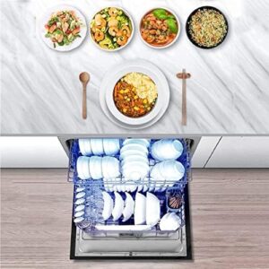 Lavastoviglie da incasso in acciaio inox con 6 programmi e pannello a sfioramento, ideale per cucine moderne.
