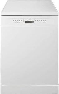 Smeg LVS292DB Lavastoviglie da 60 cm 13 Coperti Classe D Bianco in un ambiente cucina elegante