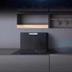 Lavastoviglie da tavolo/incasso compatta e automatica per 5 set di stoviglie, perfetta per spazi ridotti e alta efficienza energetica.