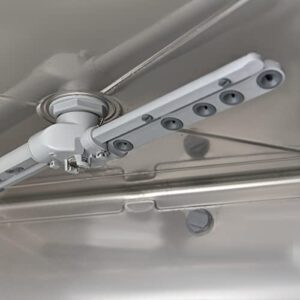 Maxima Lavastoviglie 50 x 50cm con Pompa Brillantante - 400V, compatta e potente, ideale per piccole cucine.