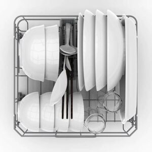 Lavastoviglie da tavolo compatta e multifunzionale, ideale per piccole cucine e hotel, senza necessità di installazione.