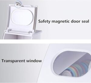 Mini lavastoviglie automatica con pannello touch, design compatto e 5 programmi di lavaggio