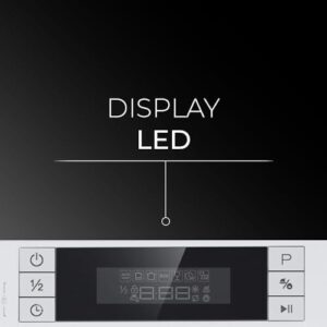 Lavastoviglie Svan SJ94500ED 45 cm, compatta e potente, con display a LED e funzione Stop&Go