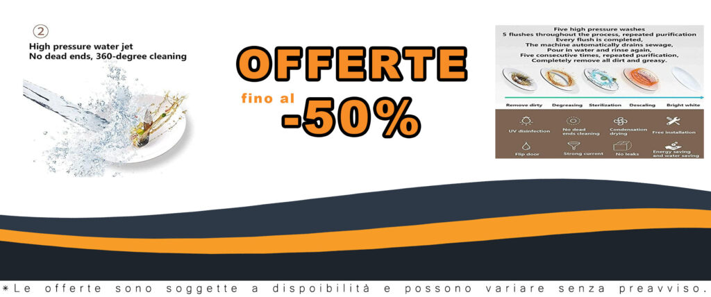 Casa Lavastoviglie Indipendente, con disinfezione ad alta temperatura e risparmio energetico.