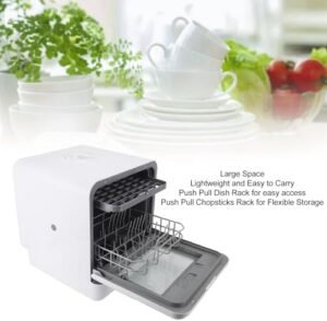 Mini lavastoviglie portatile con design a prova di perdite, ideale per appartamenti e uffici.