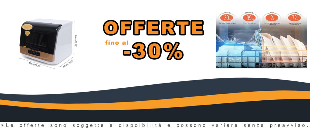 Lavastoviglie portatile compatta da 5 litri, pulizia a 360° senza aloni e funzione di asciugatura all'aria, perfetta per piccoli appartamenti.