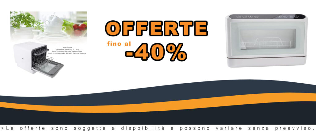 Fockety Mini Lavastoviglie, compatta e potente, ideale per piccoli appartamenti