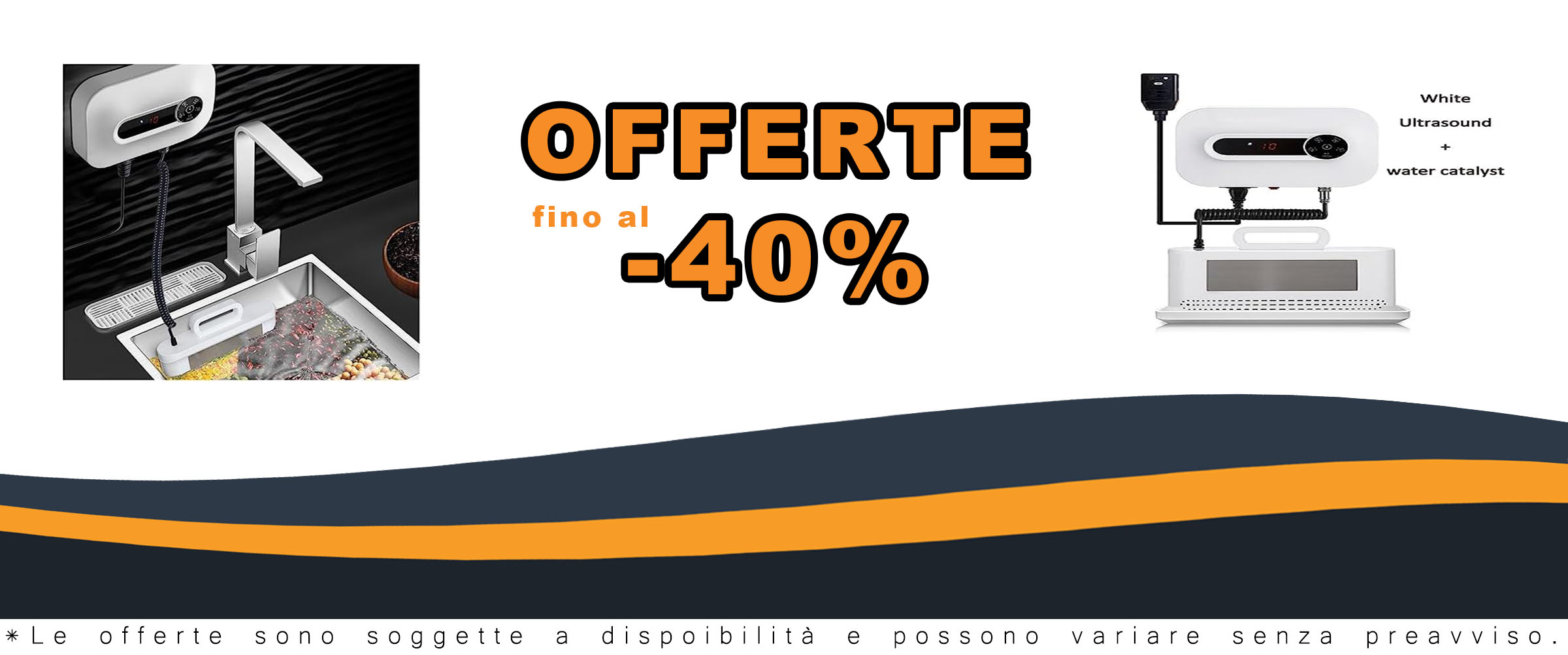 Lavastoviglie senza installazione con catalizzatore ad ultrasuoni, ideale per uso domestico e cucina compatta.