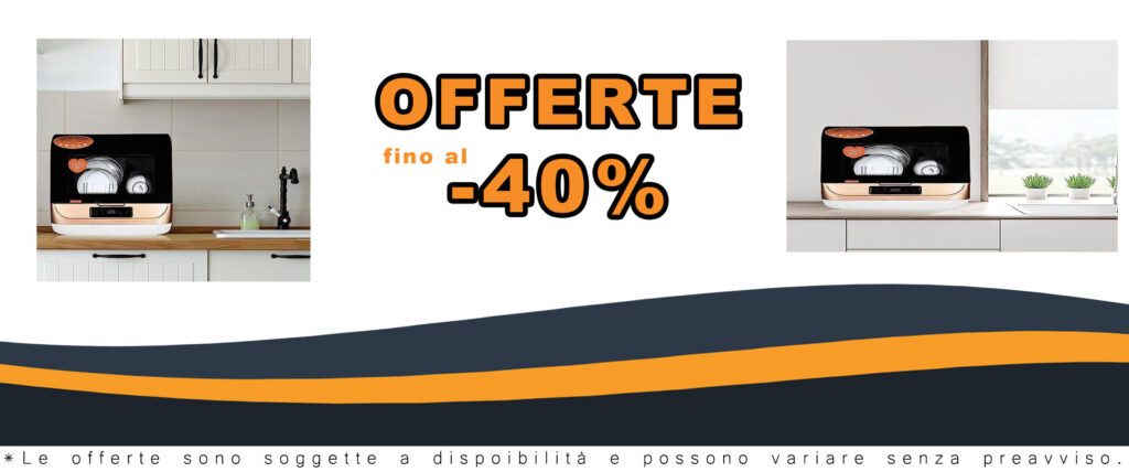 PRMTYUP Lavastoviglie Portatile con 4 programmi di lavaggio e funzione asciugatura all'aria