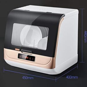 WolFum Mini Lavastoviglie Automatica da Tavolo, compatta e ideale per piccole cucine e appartamenti.