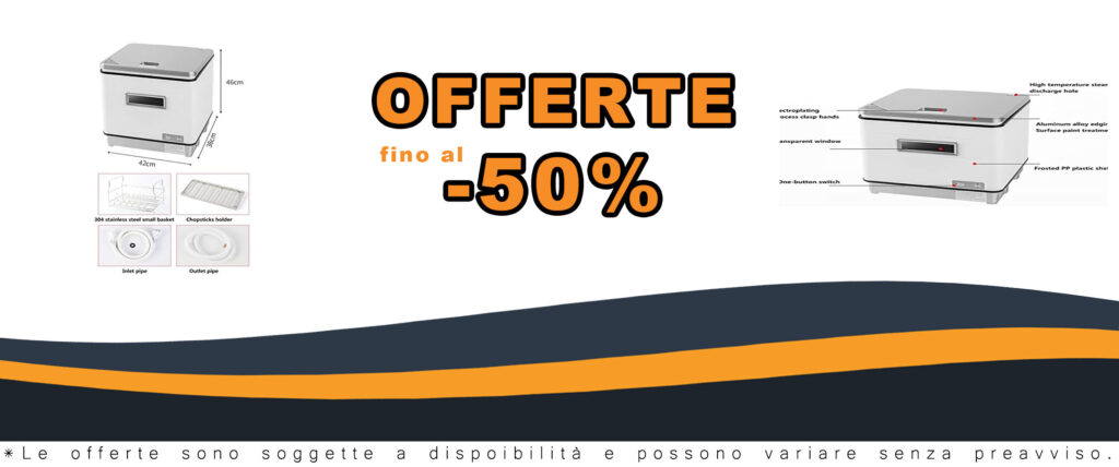 Lavastoviglie Da Tavolo 3 In 1, compatta e ad alta efficienza, perfetta per uso domestico e commerciale