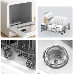 Lavastoviglie da appoggio automatica On-Stop, senza installazione, perfetta per l'uso domestico