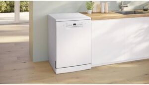 Bosch Lavastoviglie 60 cm SMS2HTW03F, Serie 2, VarioSpeed Plus con funzione VarioSpeed Plus e design elegante