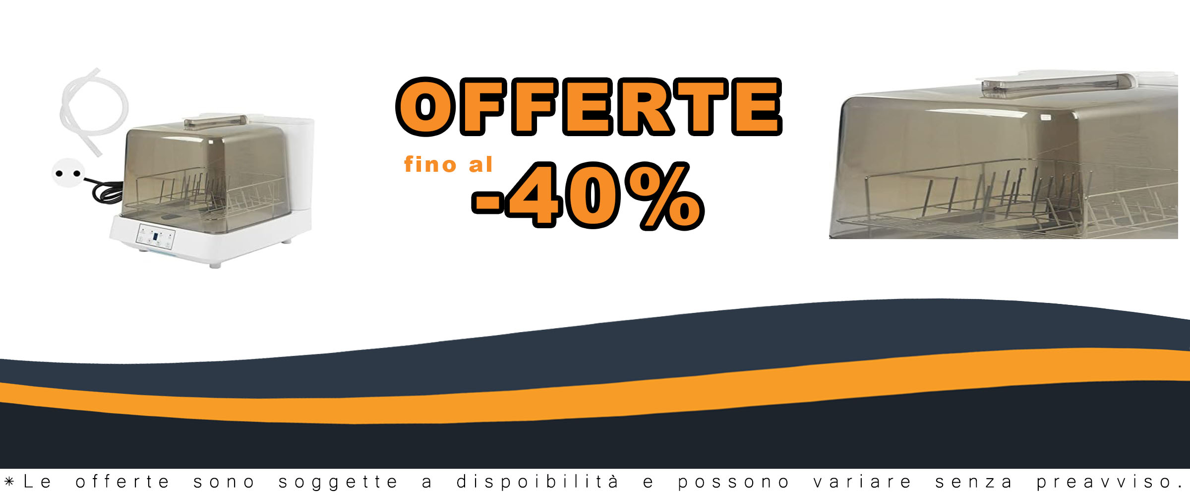 Xcello Lavastoviglie da Appoggio a prova di perdite, compatta e versatile, ideale per appartamenti e camper.