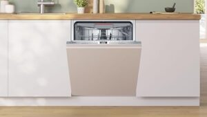 Bosch SMV4ECX10E, lavastoviglie da incasso 60 cm, 14 coperti, Silence Plus 42 dB, Home Connect