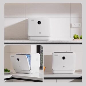 Lavastoviglie da appoggio completamente automatica, compatta e facile da usare