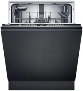 Lavastoviglie Siemens SN63HX01AE iQ300, modello completamente integrato, silenzioso e con iQdrive, aquaStop e cestello regolabile.