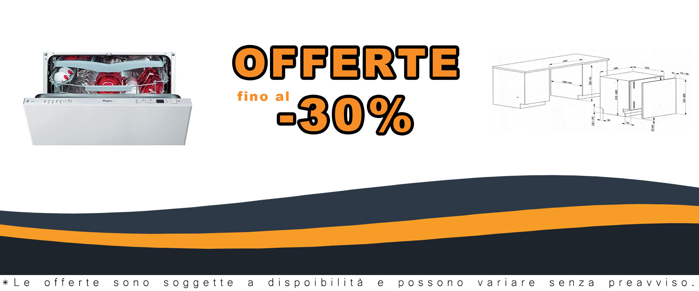 Whirlpool WP 3900 LP A scomparsa totale, lavastoviglie A+++ 13 coperti, design elegante a scomparsa totale