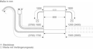 Lavastoviglie N 70 completamente integrata 60 cm XXL S257EAX00E, perfetta per famiglie numerose e ad alta efficienza energetica.