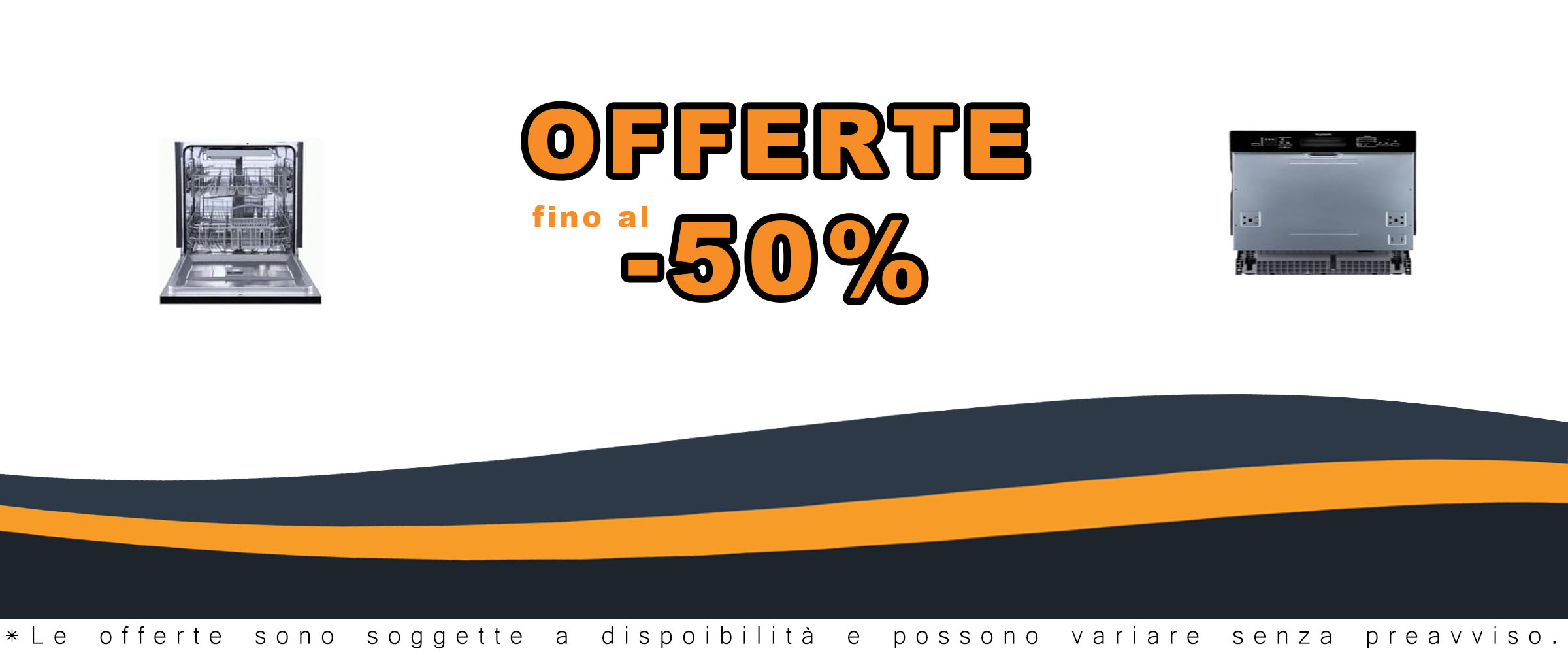 Lavastoviglie Wolkenstein WGSP14-6DTI da incasso parzialmente integrata, 14 coperti, 6 programmi, classe energetica D