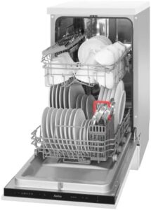 Lavastoviglie Amica EGSPV 587 915 da incasso, completamente integrata con 5 programmi e protezione Aquastopp