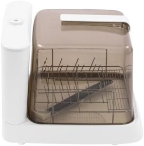 Mini lavastoviglie portatile con 3 modalità di pulizia, sicura per bambini, ideale per appartamenti e camper.