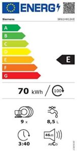 Siemens SR61HX12KE iQ100 lavastoviglie completamente integrata con programma Hygiene Plus e compatibilità Smart Home via Home Connect