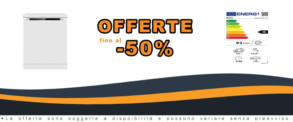 Lavastoviglie AMICA GSP 542 010-1 W, elegante e performante, adatta a famiglie numerose e con basso consumo energetico.