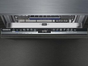 Lavastoviglie Siemens iQ300 SR93EX24LE, completamente integrata, 45 cm, con cerniera per installazioni particolari