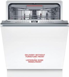 Lavastoviglie Bosch Serie 6 SBV6ZCX17E, completamente integrata, con capacità XXL e tecnologia avanzata di asciugatura.
