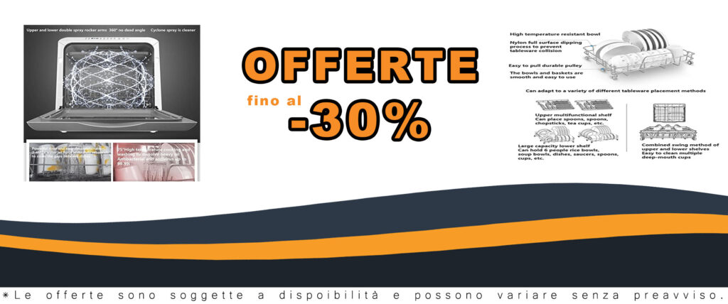 Lavastoviglie da Tavolo con display LED e 5 programmi di lavaggio, ideale per chi cerca praticità e alta igiene senza installazione.