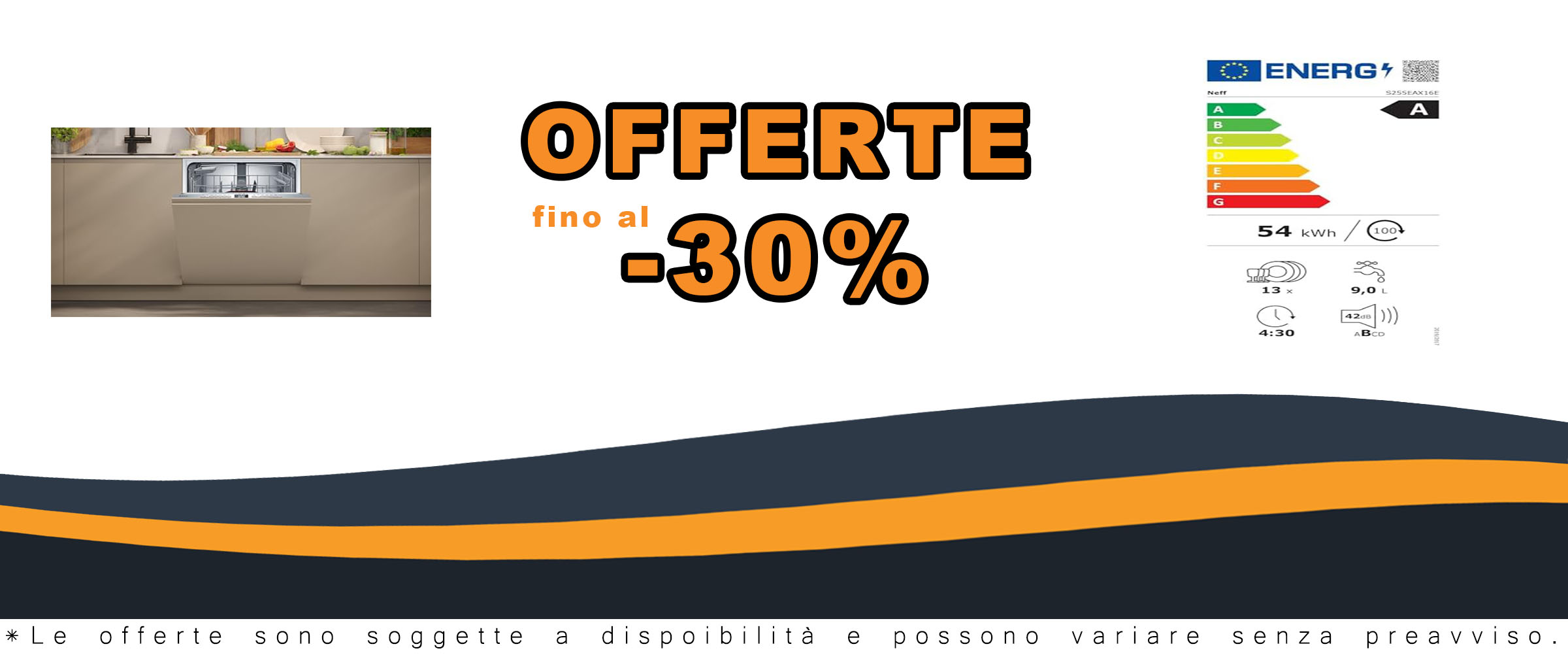 Lavastoviglie completamente integrata N 50, 60 cm, XXL, S255EAX16E, con capacità per 14 coperti e classe energetica A++