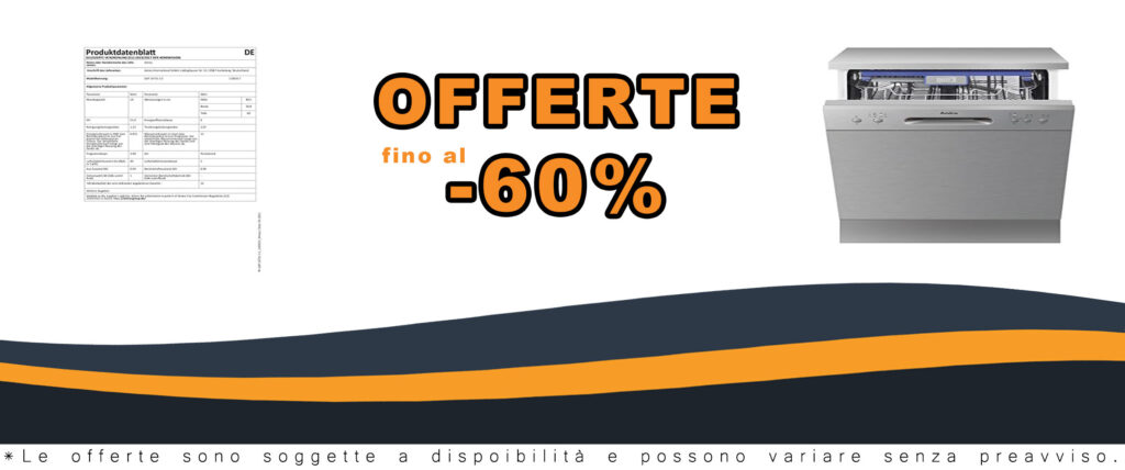 Lavastoviglie Amica GSP 14755 E a libera installazione con 14 coperti e classe energetica A++.