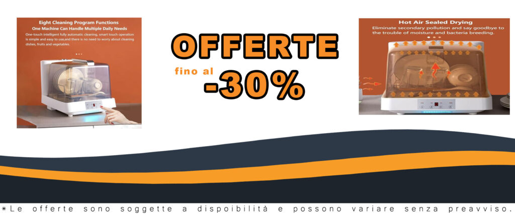 Lavastoviglie MhWrghts da tavolo per uso domestico, compatta e intelligente, con purificatore di frutta e verdura e serbatoio dell'acqua integrato.