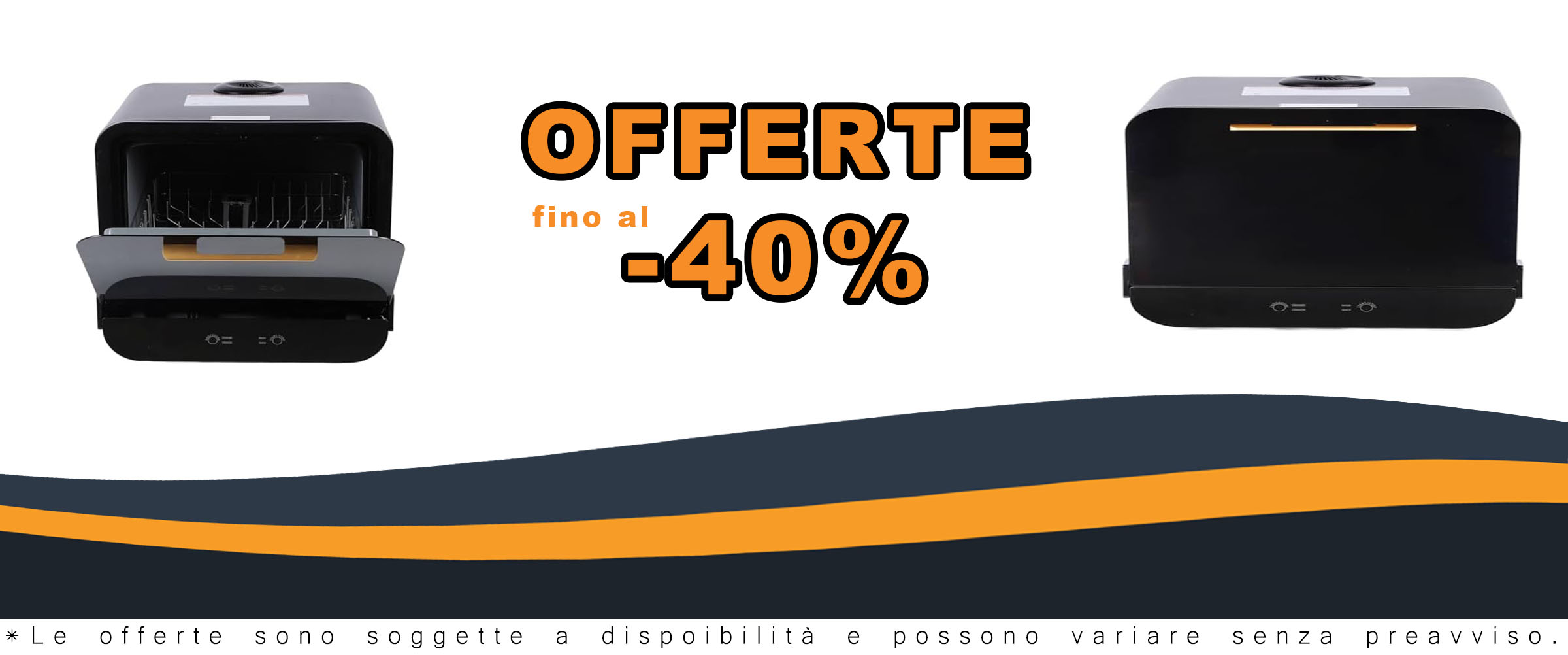 Mini lavastoviglie portatile con design compatto e asciugatura a ventilazione, ideale per appartamenti piccoli.